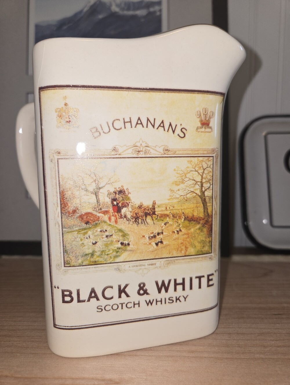 Buchanan's Black And White Scotch Whisky Water Pitcher